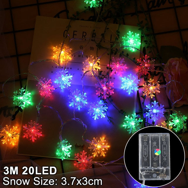 Snowflakes LED Christmas Lights